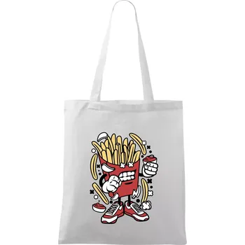 Hranolák - Taška bavlněná - 42 x 38 cm ( Bílá )