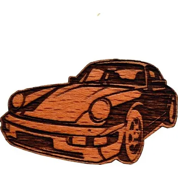 Brož Magnetická brož – Veterán Porsche, auto buková