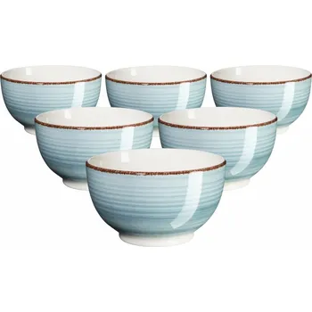 Mäser Sada 6 misek Bel Tempo 14 cm, světle modrá