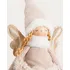 Vánoční dekorace Homla Aurie 218661 stojící anděl 50 cm béžový