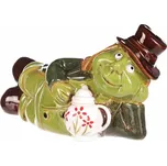 Zahradní dekorace Vodník ležící, keramika, 10 x 10 x 13 cm, 13 cm 217108044