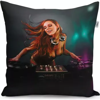 Polštář Sablio Polštář DJka - 50x50 cm