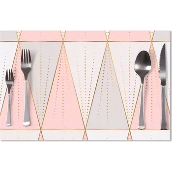 prostírání Sablio Prostírání Růžovošedé jehlany: 40x30cm