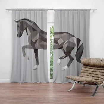 Závěs Sablio Závěs Kůň: 2ks 140x250cm