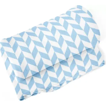 deka Sablio Deka Modrobílé kosodélníky - 190x140 cm