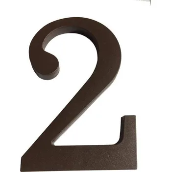 Walteco Číslo "2", 180 mm, plastová hnědá