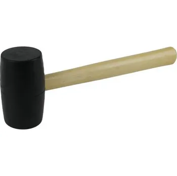 Ruční nářadí Palice gumová, 400 g, dřevěná násada, ENPRO