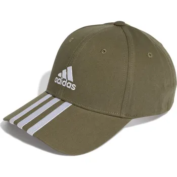 Kšiltovka adidas 3-Stripes Cap Juniors Khaki/White Junior