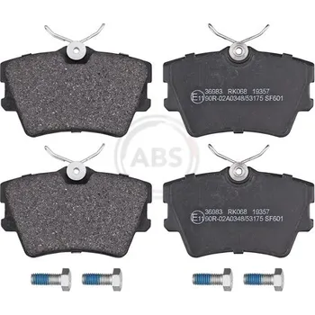 Brzdová destička Sada brzdových destiček, vždy 4 kusy v sadě A.B.S. 36983
