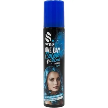 Vlasová regenerace SEGO Sprej pro barvení vlasů ONE DAY Modrý 50 ml
