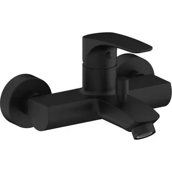 Vodovodní baterie Vanová baterie SAT Project bez sprchového setu 150 mm černá matná SATBSPRO222C