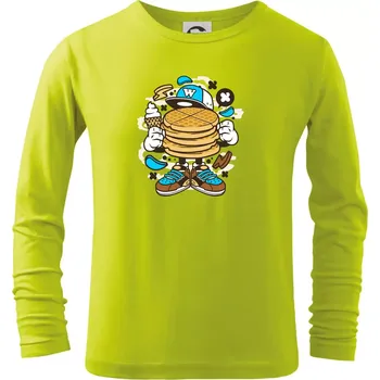 Dětská móda Waflák - Triko dětské Long Sleeve - 122 cm/6 let ( Limetková )