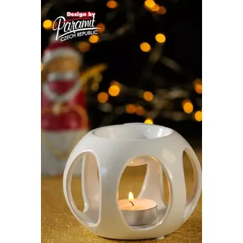 Aroma lampa Bílá aromalampa - Paramit (Porcelánová aromalampa)