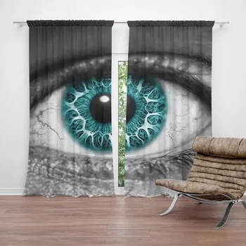 Závěs Sablio Závěs Modré oko: 2ks 140x250cm