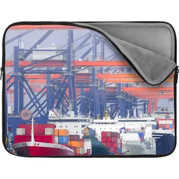 pouzdro na notebook Sablio Obal na notebook Lodě v přístavu - 13"