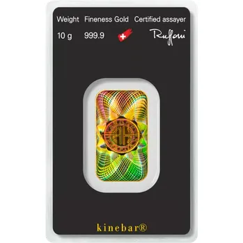 Argor Heraeus Zlatý investiční slitek Kinebar 10 g