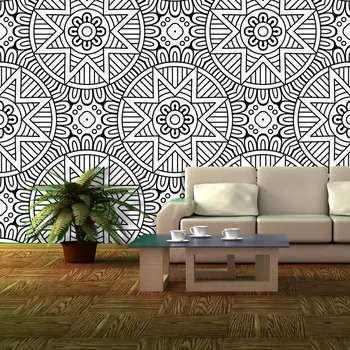 Tapeta Sablio Tapeta Hvězdy mehendi - 125x75 cm