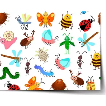 Plakát Sablio Plakát Hmyz - 60x40 cm