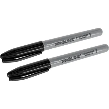 Popisovač permanentní, kulatý hrot, černý, PROLINE