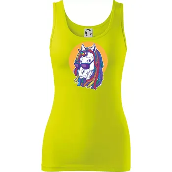 Rasta unicorn - Dámské tílko - XS ( Limetková )