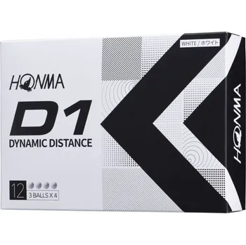 Golfový míček Honma D1, bílé golfové míčky