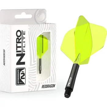 Příslušenství pro šipky Letky Red Dragon Nitro Flite Black & Yellow #2 Intermediate