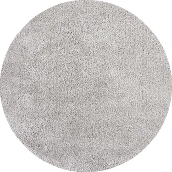 Koberec Flair Rugs Kusový koberec Shaggy Teddy Grey kruh Rozměry koberců: 133x133 (průměr) kruh