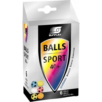 Stolní tenis Míčky na stolní tenis SUNFLEX Sport 6 ks 20608