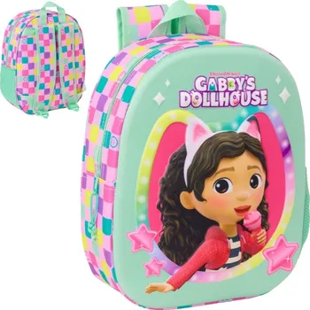 Dětský batoh Batoh Safta jednokomorový Gábinin Kouzelný Domek vícebarevný