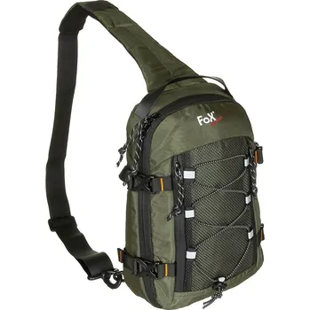 turistický batoh FOX Outdoor Batoh COMPACT SLING přes jedno rameno ZELENÝ