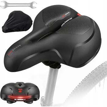 Sedlo na kolo SEDLO NA KOLO POHODLNÉ MĚKKÉ SPORTOVNÍ SEDLO NA KOLO PAMĚŤOVÁ PĚNA