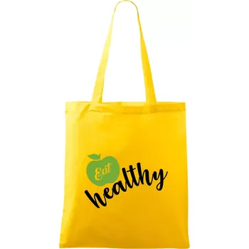 Eat Healthy - Taška bavlněná - 42 x 38 cm ( Žlutá )