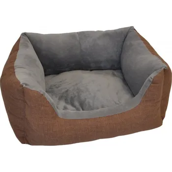 Pelíšek pro psa Pelíšek AXIN Deluxe hnědý - 58x48 cm