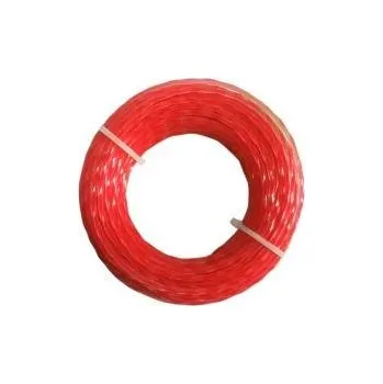 Struna do sekačky Struna do sekačky 2,7 mm x 15 m, hvězda, červená, PROLINE