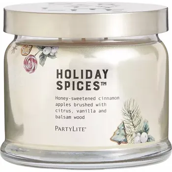 Svíčka PARTYLITE Holiday Spices Svíčka se 3 knoty