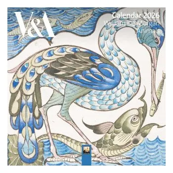 Kalendář V&a: de Morgan Animals Mini Wall Calendar 2026 (Art Calendar) (Kalendář)