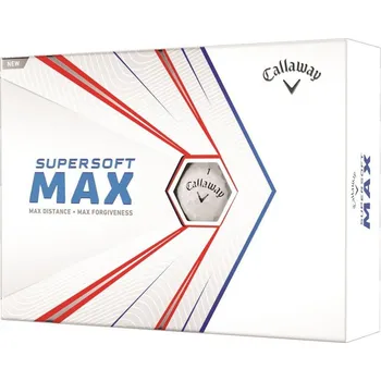 Golfový míček Callaway SuperSoft MAX, bílé golfové míčky