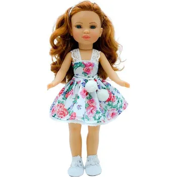 Panenka Panenka Simona v bílých šatech od firmy Folk Artesanía (40 cm )