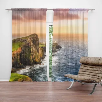 Závěs Sablio Závěs Skalnaté pobřeží: 2ks 140x250cm