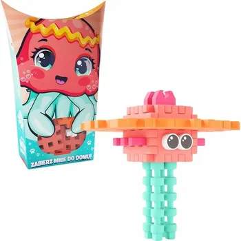 ostatní stavebnice Marioinex Mini Waffle POCKET PETS - stavebnice MEDÚZA (Medúza)