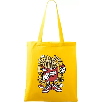 Hranolák - Taška bavlněná - 42 x 38 cm ( Žlutá )