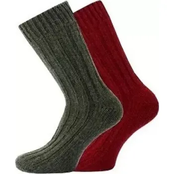 Dámské ponožky Teplé ponožky Alpaka Natur - 2 páry - 39-42 / khaki