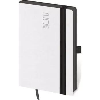 Helma365 Memory s gumičkou 9 x 14 cm týdenní 2026, bílý