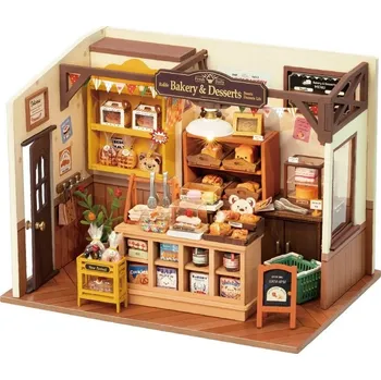 3D puzzle 3D Dřevěná skládačka: Miniatura domečku - Pekárna