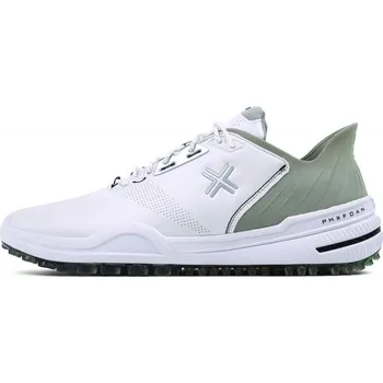 Golfová obuv Payntr X 005 F, White, Silver, pánské golfové boty US 11.5