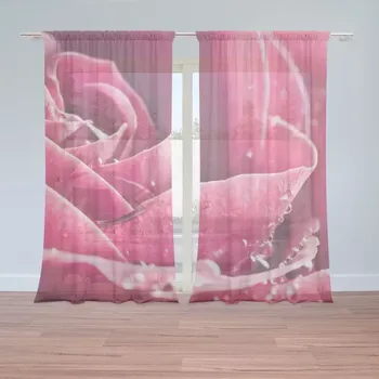 Záclona Sablio Záclony Detail růže: 2ks 150x250cm