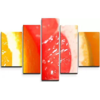 Obraz Sablio Obraz - 5-dílný Citrusy - 125x90 cm