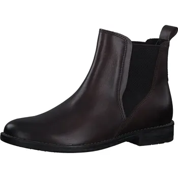 Dámské kozačky Dámská zimní obuv, kožená MARCO TOZZI DZ 2-25366/29 bordó bordó 40