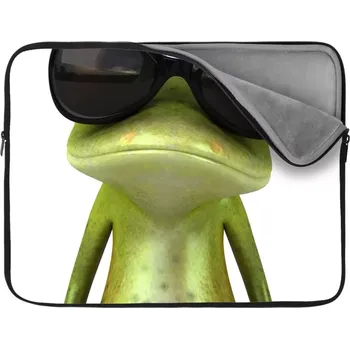 pouzdro na notebook Sablio Obal na notebook Žába v brýlích - 13"