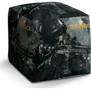 Taburet Sablio Taburet Cube CS:GO Voják 1: 40x40x40 cm